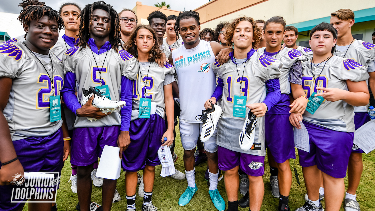 Miami Dolphins Host Southwest Miami Senior High School at Training Camp Practice - Sports News ...