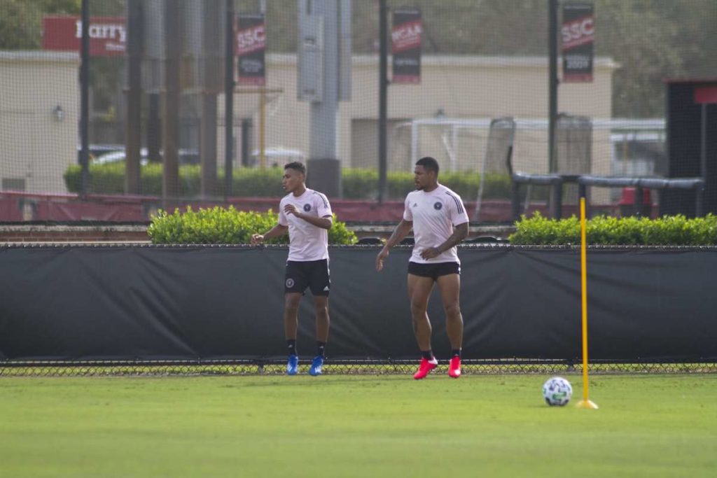 First ever practice for Inter Miami