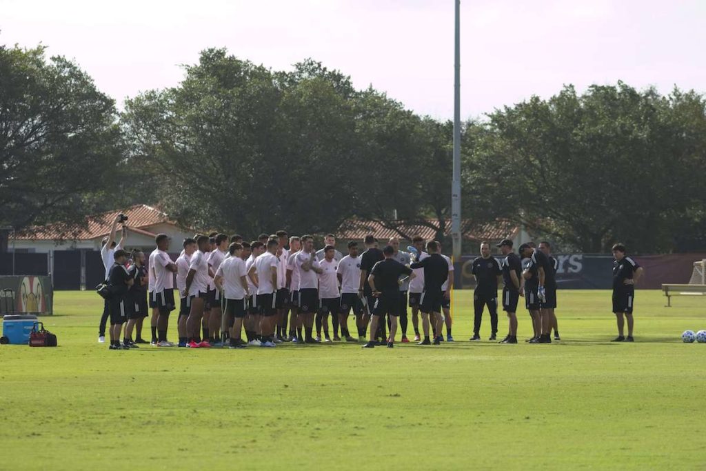 First ever practice for Inter Miami