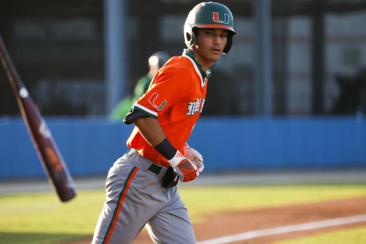 miami hurricanes baseball uniforms home