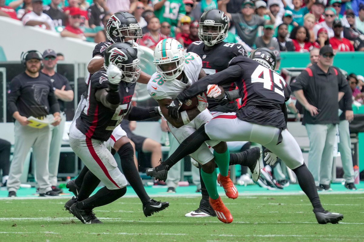 Dolphins Falcons penalties turnovers