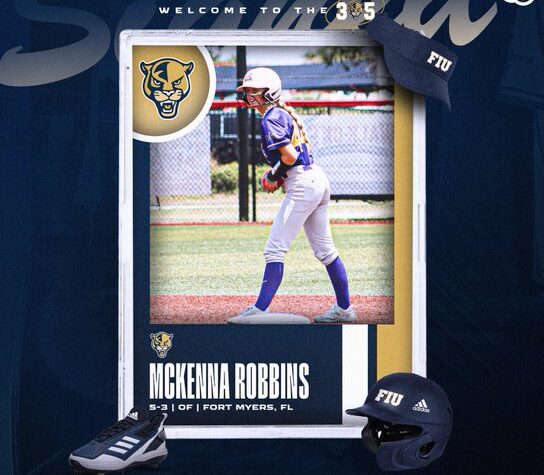 FIU Softball Pair Outfielders